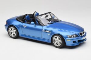 BMW Z3 E36 M Roadster Estoril Blue Bburago 1:18 3349-M1 Metal — billede 6 af 8