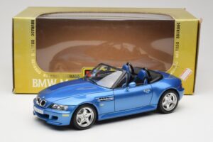 BMW Z3 E36 M Roadster Estoril Blue Bburago 1:18 3349-M1 Metal — billede 8 af 8
