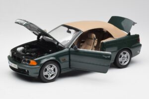 BMW 3 E46 Cabriolet Grøn Kyosho 1:18 80430009757 Metal — billede 2 af 8