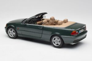 BMW 3 E46 Cabriolet Grøn Kyosho 1:18 80430009757 Metal — billede 7 af 8