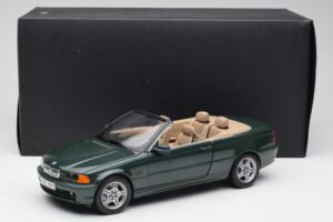 BMW 3 E46 Cabriolet Grøn Kyosho 1:18 80430009757 Metal — billede 8 af 8