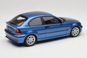 BMW 318ti E46 Compact Estoril Blue Otto 1:18 OT462 Resin — billede 2 af 6