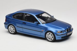 BMW 318ti E46 Compact Estoril Blue Otto 1:18 OT462 Resin — billede 4 af 6