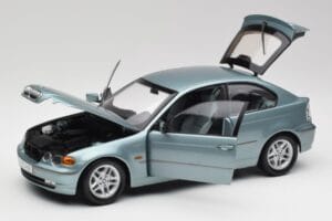 BMW 325Ti E46 Compact Lyseblå Metallic Kyosho 1:18 80430024439 Metal — billede 2 af 8