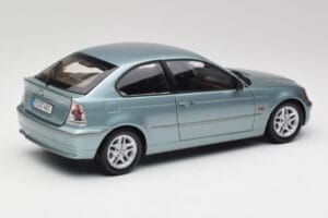 BMW 325Ti E46 Compact Lyseblå Metallic Kyosho 1:18 80430024439 Metal — billede 3 af 8