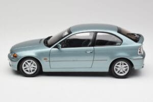 BMW 325Ti E46 Compact Lyseblå Metallic Kyosho 1:18 80430024439 Metal — billede 4 af 8