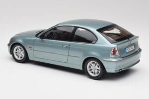 BMW 325Ti E46 Compact Lyseblå Metallic Kyosho 1:18 80430024439 Metal — billede 7 af 8
