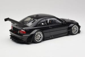 BMW M3 GTR E46 Plain Body Jet Sort AUTOart 1:18 80447 Metal — billede 2 af 6