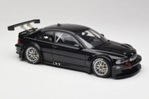 BMW M3 GTR E46 Plain Body Jet Sort AUTOart 1:18 80447 Metal — billede 4 af 6