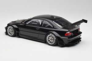 BMW M3 GTR E46 Plain Body Jet Sort AUTOart 1:18 80447 Metal — billede 5 af 6