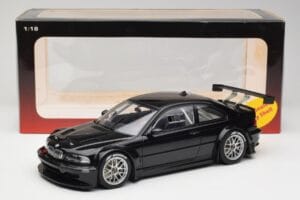 BMW M3 GTR E46 Plain Body Jet Sort AUTOart 1:18 80447 Metal — billede 6 af 6
