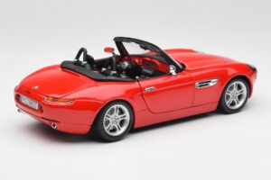 BMW Z8 E52 Roadster Knaldrød Bburago 1:18 12032 Metal — billede 3 af 8