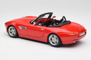 BMW Z8 E52 Roadster Knaldrød Bburago 1:18 12032 Metal — billede 7 af 8