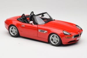 BMW Z8 E52 Rød Bburago 1:18 Z8001 Metal — billede 6 af 8