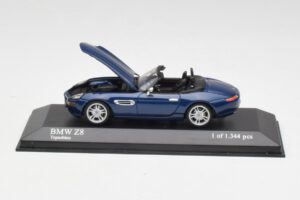 BMW Z8 E52 Topas Blå Minichamps 1:43 431028740 Metal — billede 4 af 5