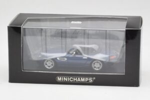 BMW Z8 E52 Topas Blå Minichamps 1:43 431028740 Metal — billede 5 af 5