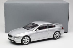 BMW 645Ci E63 Sølv Kyosho 1:18 80430153285 Metal — billede 8 af 8