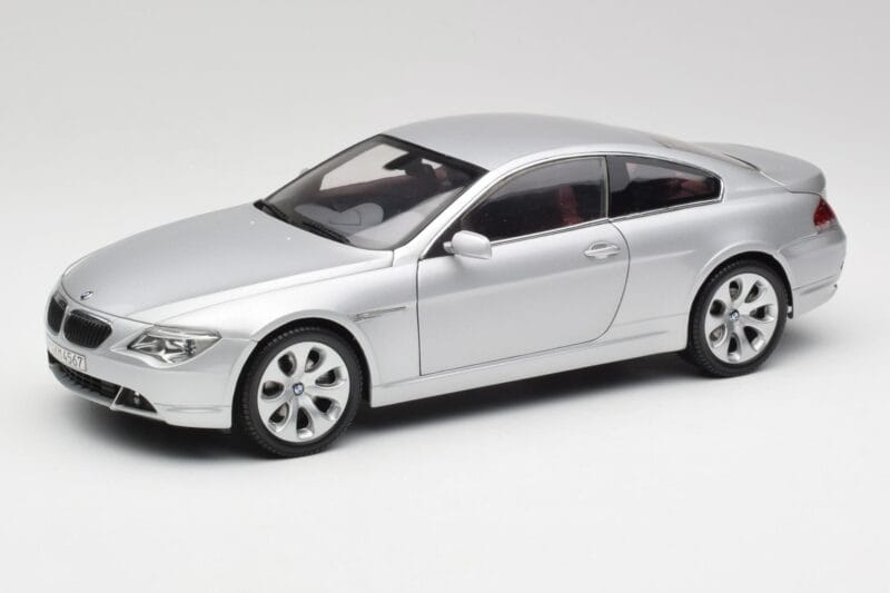 BMW 645Ci E63 Sølv Kyosho 1:18 80430153285 Metal