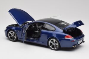 BMW M6 E63 Blå Kyosho 1:18 80430413351 Metal — billede 5 af 8