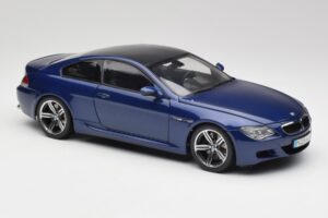 BMW M6 E63 Blå Kyosho 1:18 80430413351 Metal — billede 6 af 8