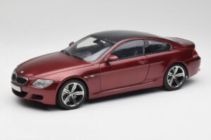 BMW M6 E63 Rød Kyosho 1:18 80430398134 Metal