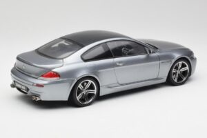 BMW M6 E63 Silver Grå Kyosho 1:18 08703GR Metal — billede 3 af 8