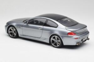 BMW M6 E63 Silver Grå Kyosho 1:18 08703GR Metal — billede 7 af 8