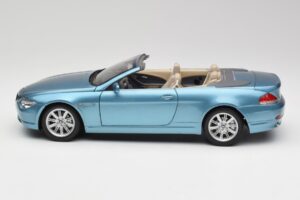 BMW 6 E64 Cabriolet Lyseblå Kyosho 1:18 80430153440 Metal — billede 4 af 8