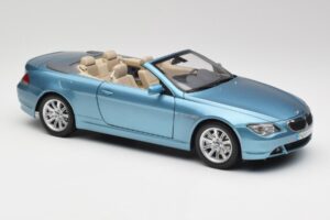 BMW 6 E64 Cabriolet Lyseblå Kyosho 1:18 80430153440 Metal — billede 6 af 8