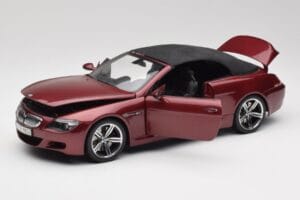 BMW M6 E64 Cabriolet Rød Kyosho 1:18 80430417423 Metal — billede 2 af 8