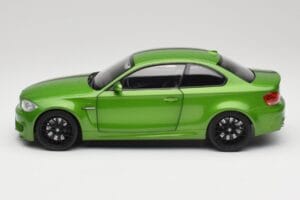 BMW 1-serie E82 Coupe Taiga Green Metallic Minichamps 1:18 110020024 Metal — billede 4 af 8