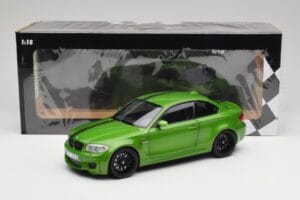 BMW 1-serie E82 Coupe Taiga Green Metallic Minichamps 1:18 110020024 Metal — billede 8 af 8