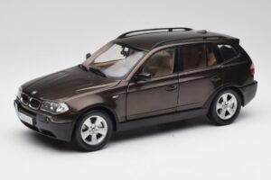 BMW X3 E83 3.0d Mørkebrun Metallic Kyosho 1:18 80430300736 Metal