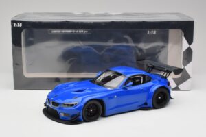 BMW Z4 E89 GT3 Le Mans Blå Minichamps 1:18 151122302 Metal — billede 6 af 6