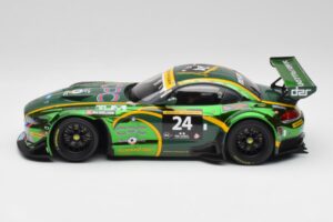 BMW Z4 E89 GT3 #24 Saudi Falcons K. Al Faisal / A. Binladen Dubai 24 Hours 2013 Minichamps 1:18 151132324 Metal — billede 3 af 6