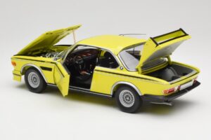 BMW 3.0 CSL E9 Gul Minichamps 1:18 180029028 Metal — billede 5 af 8