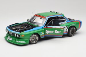 BMW 3.5 CSL E9 Gruppe 5 #12 H. Quester / G. Nilsson Zeltweg Winner 1976 Minichamps 1:18 180762012 Metal — billede 2 af 8