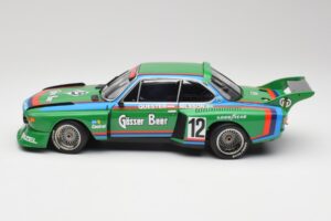 BMW 3.5 CSL E9 Gruppe 5 #12 H. Quester / G. Nilsson Zeltweg Winner 1976 Minichamps 1:18 180762012 Metal — billede 4 af 8