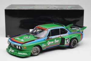 BMW 3.5 CSL E9 Gruppe 5 #12 H. Quester / G. Nilsson Zeltweg Winner 1976 Minichamps 1:18 180762012 Metal — billede 8 af 8