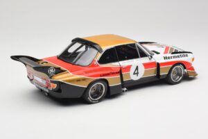 BMW 3.5 CSL E9 Gruppe 5 #4 J. Fitzpatrick / T. Walkinshaw Silverstone Winner 1976 Minichamps 1:18 180762004 Metal — billede 3 af 8