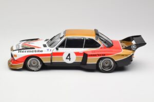 BMW 3.5 CSL E9 Gruppe 5 #4 J. Fitzpatrick / T. Walkinshaw Silverstone Winner 1976 Minichamps 1:18 180762004 Metal — billede 4 af 8