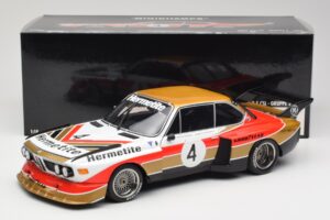 BMW 3.5 CSL E9 Gruppe 5 #4 J. Fitzpatrick / T. Walkinshaw Silverstone Winner 1976 Minichamps 1:18 180762004 Metal — billede 8 af 8