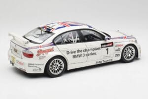 BMW E90 320si #1 A. Priaulx WTCC Champion 2006 Kyosho 1:18 80430429067 Metal — billede 3 af 8