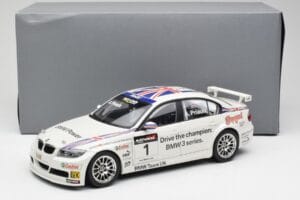 BMW E90 320si #1 A. Priaulx WTCC Champion 2006 Kyosho 1:18 80430429067 Metal — billede 8 af 8