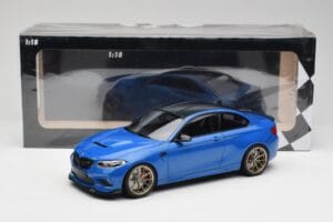 BMW M2 F87 CS Misano Blå & Guld Hjul Minichamps 1:18 155021027 Metal — billede 6 af 6