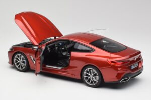 BMW M850i G15 Orange Metallic Norev 1:18 183285 Metal — billede 5 af 8