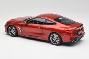 BMW M850i G15 Orange Metallic Norev 1:18 183285 Metal — billede 7 af 8