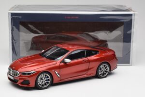 BMW M850i G15 Orange Metallic Norev 1:18 183285 Metal — billede 8 af 8
