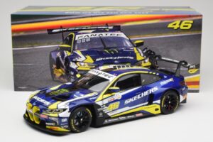 BMW M4 GT3 G82 #46 A. Farfus / V. Rossi Team WRT 24 Hours of Spa 2023 Minichamps 1:18 113232646 Metal — billede 8 af 8