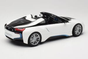 BMW i8 Roadster I15 Hvid Metallic Minichamps 1:18 155027031 Metal — billede 2 af 6